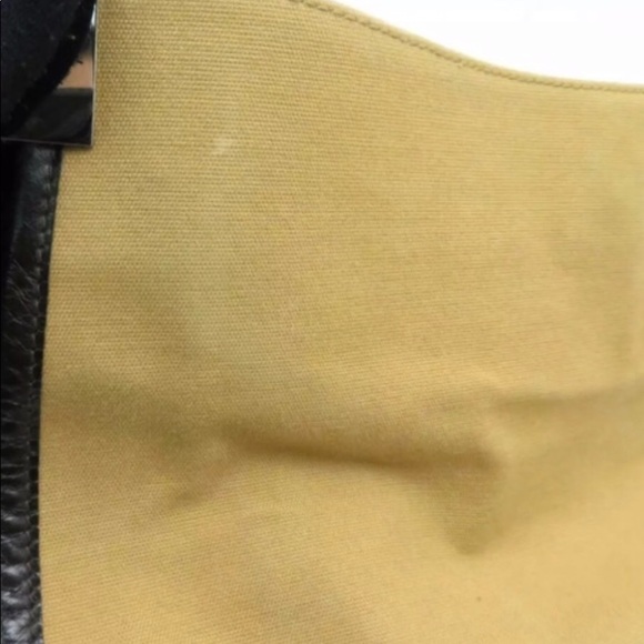 Canvas vintage Gucci with Leather edging Handbag - Picture 2 of 6